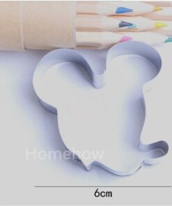 1PC Cartoon Mickey Cookie Cutter Inox Metal Sugarcraft Cake Decorating Fondant Cutters Tool Cookies And Muffins