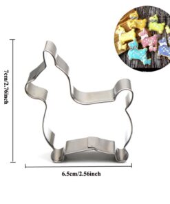 1pcs patisserie reposteria gateau Small Horse Metal Cookie Cutter Fondant Cake Decor Tools Pastry Cupcake Toppers