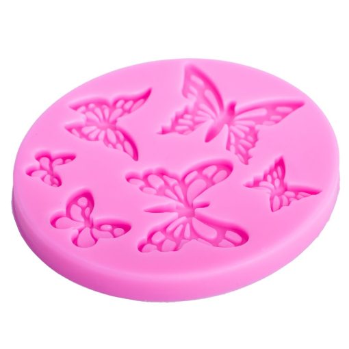 Butterfly shape 3D Craft Relief Chocolate confectionery Fondant Silicone Mold Cake Kitchen Decorating DIY Tools FT 3