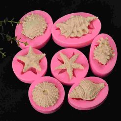 DIY Sea Shell Conch Cake Silicone Molds Fondant Cake Decorating Tools Gumpaste Chocolate Candy Soap Fimo 2