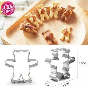 Cookie Cutters Stainless Steel Bear Shape Animal Biscuit Cookie Cutters Fondant Pastry Decorating Baking Tools