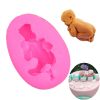 Hoomall Cute Pink Baby Silicone Molds 3D Cake Moulds DIY Fondant Cake Decorating Tools Baking Pastry 1