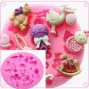 LIMITOOLS Baby Shower Party 3D Silicone Fondant Mold For Cake Decorating