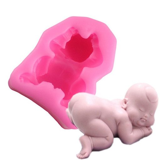 Mujiang 3D Baby Silicone Mold Soap Candle Polymer Clay Molds Fondant Chocolate Candy Mould Cake Decorating 1.jpg 640x640 1
