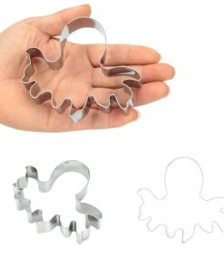 decorating tools Baking cake Cookie Cutter Fondant octopus Stainless Steel 1pcs Biscuit Moulds