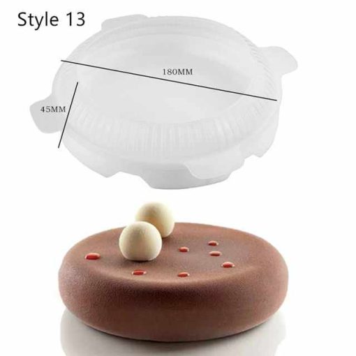 SHENHONG Art Cake Decorating Mold 3D Silicone Molds Baking Tools For Heart Round Cakes Chocolate Brownie 12.jpg 640x640 12
