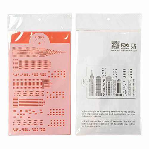 High Buildings Stencil Decorating