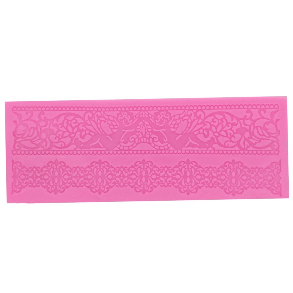 M0361 Lace flower pattern/border Silicone Mold Cake Decorating Tools Baking Tools For Fondant Cakes Wedding Tools