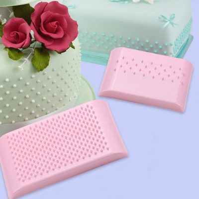 Food Grade Plastic Cake Decoration Mold Dots Candy Fondant Positioner Stamper