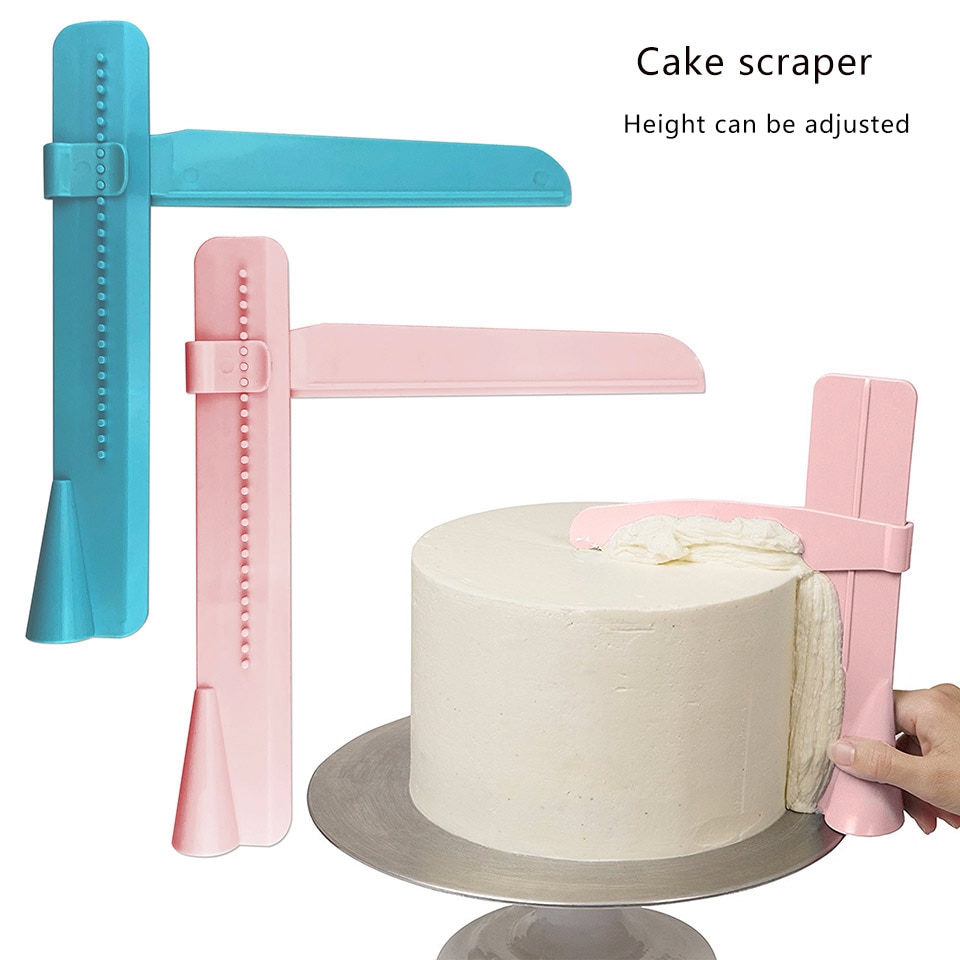 Adjustable Cake Smoother Scraper Cream Decorating Tool Adjustable Cake Smoother Scraper Cream Decorating Tool