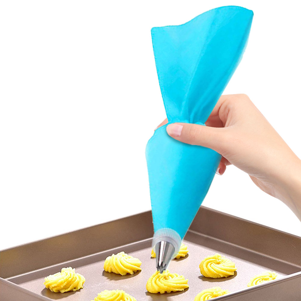 Reusable Silicone Pastry Bag and  Tips Set