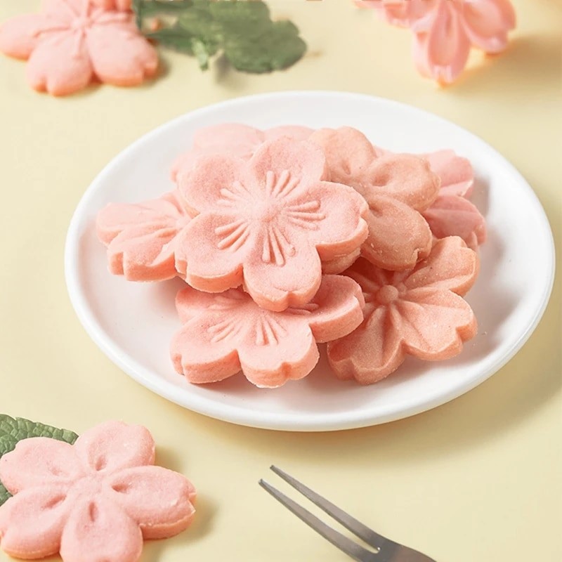 Sakura Cookie Mold Stamp Biscuit Mold