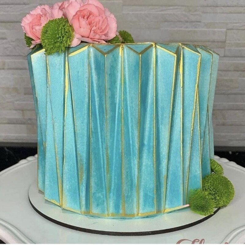3D Pattern Cake Stencil Lace Cake Boder Molds