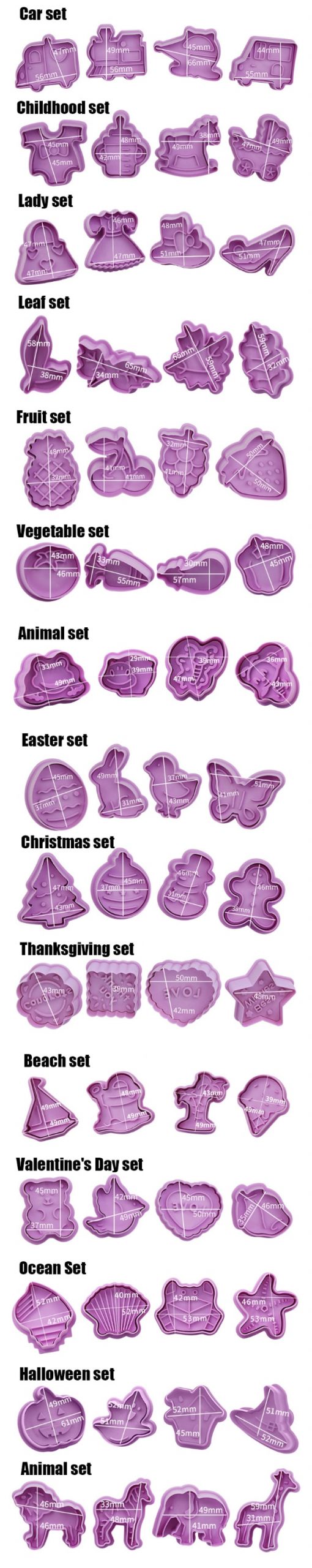 plastic-cookie-moulds-christmas-theme