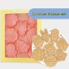 Set Christmas Cartoon Biscuit Mould Cookie Cutter 8 pcs
