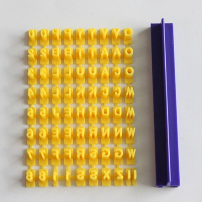 Alphabet Letter Number Cookie Press Stamp Embosser Alphabet Letter Number Cookie Press Stamp Embosser