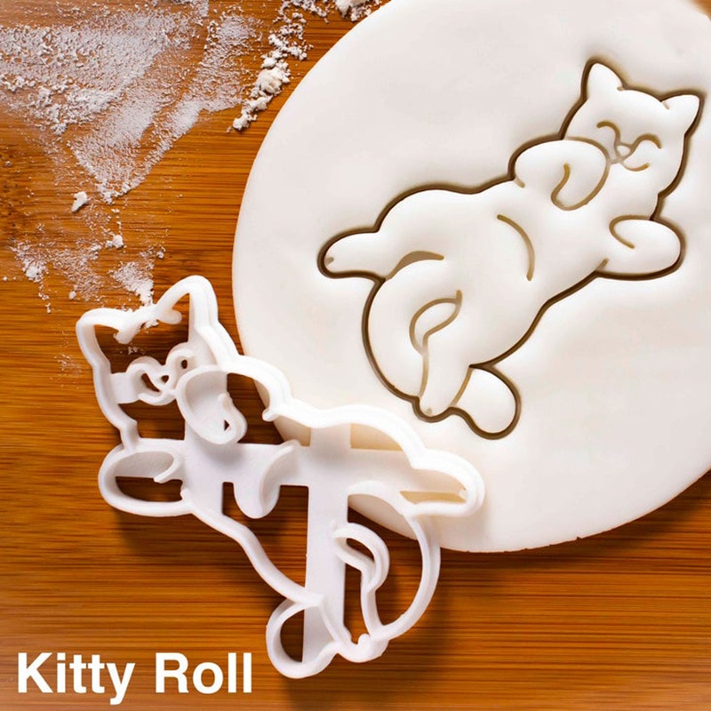 3pcs/set Cat Cookie Cutters Mold Cute Cat Kitty Butt Shape DIY Biscuit Hand Mold Cookie Stamp Cutters Bakeware Baking Tools 3pcs/set Cat Cookie Cutters Mold Cute Cat Kitty Butt Shape DIY Biscuit Hand Mold Cookie Stamp Cutters Bakeware Baking Tools