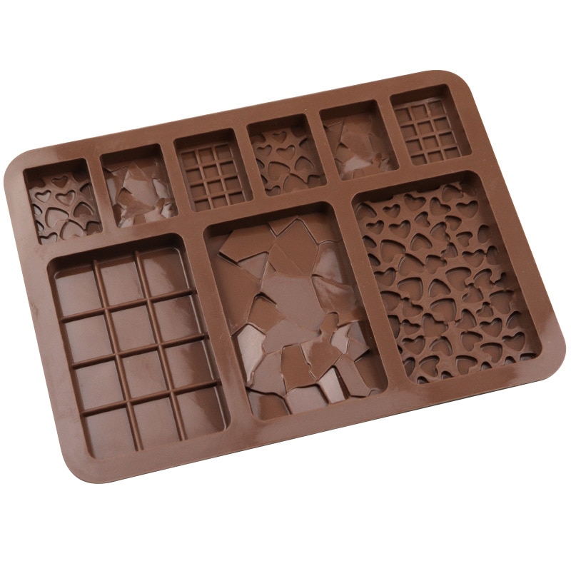 9 Cavity Silicone Chocolate Mold