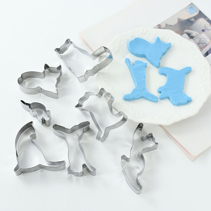 Cat Shape Cookie Cutter Stainless Steel