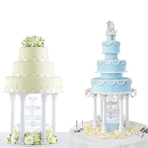 4pcs Pillars Wedding Cake Stands