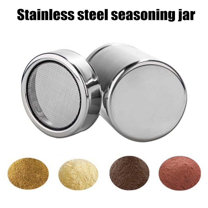 Hot Chocolate Shaker Lid Coffee Sifter Stainless Steel