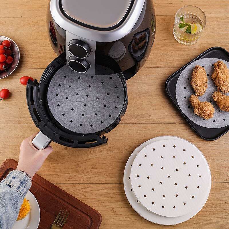 Silicone Air Fryer Liner Non-Stick Steamer Pad Air Fryer Accessory