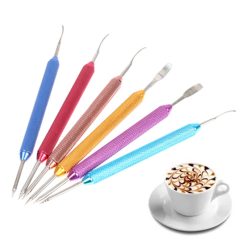 Stainless Steel Cappuccino Latte Coffee Decorative Art Pen