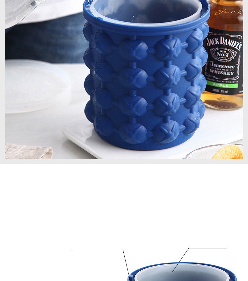Freeze Portable Bucket Wine Ice Cooler Beer
