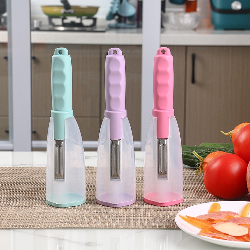 vegetable-peeler-with-container-gadget