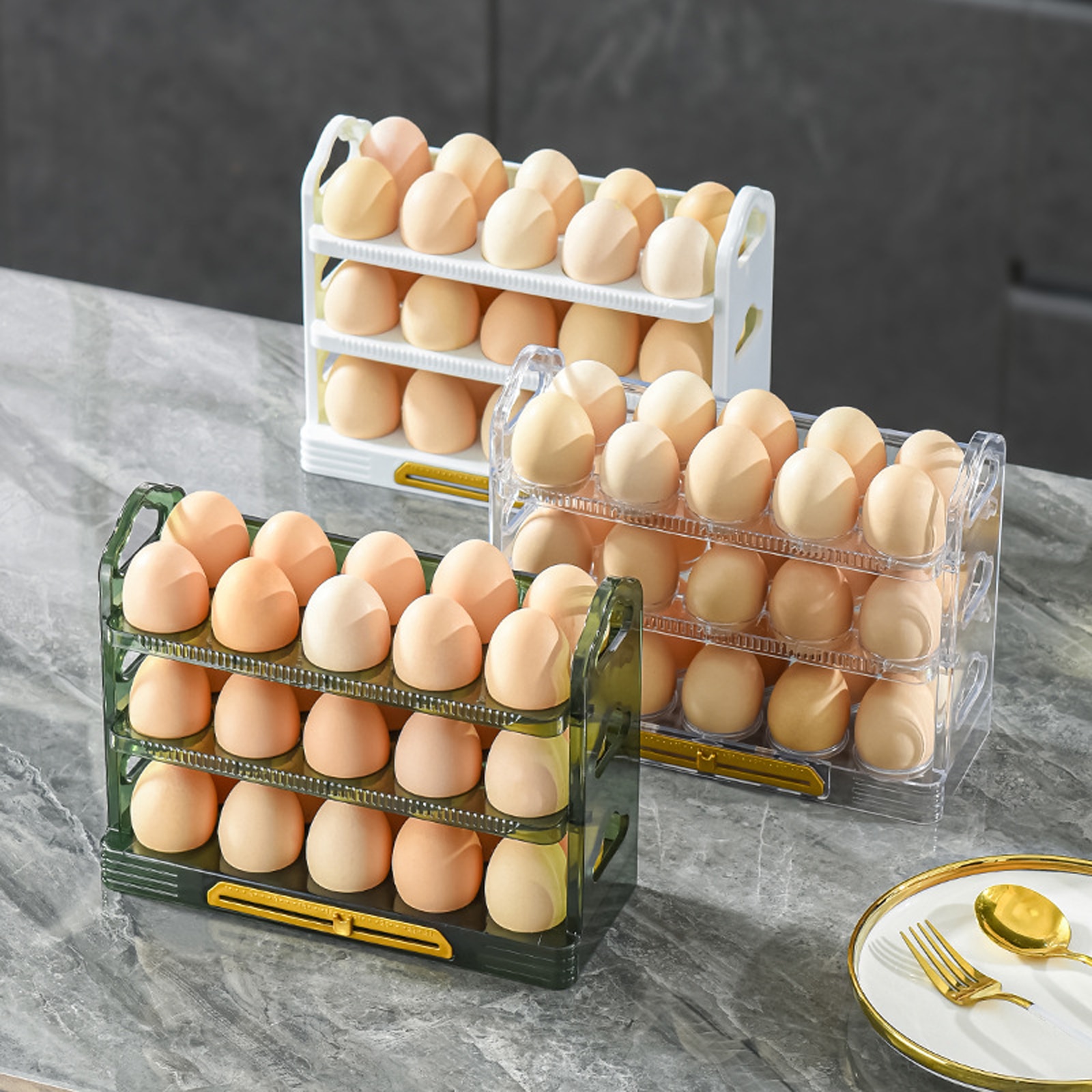 30-grid-egg-holder-rotating-3-tiers-fridge-eggs-organizer