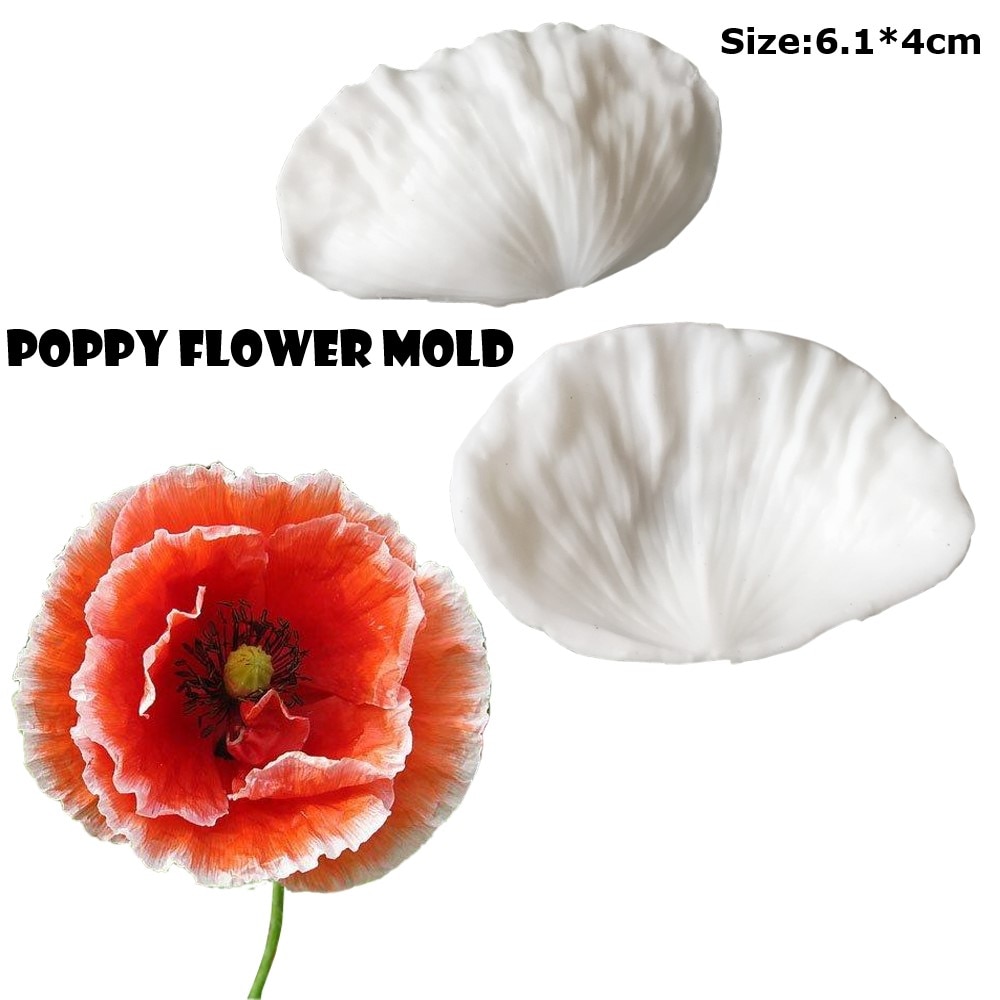 29 Styles 3D Flower Petals Flower Silicone Mold