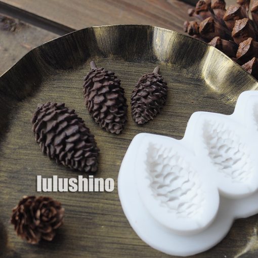 Christmas forest pinecone chocolate mold