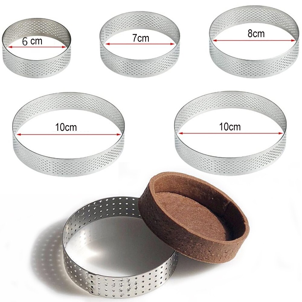 Stainless Steel Cake Tart Ring Non-Stick