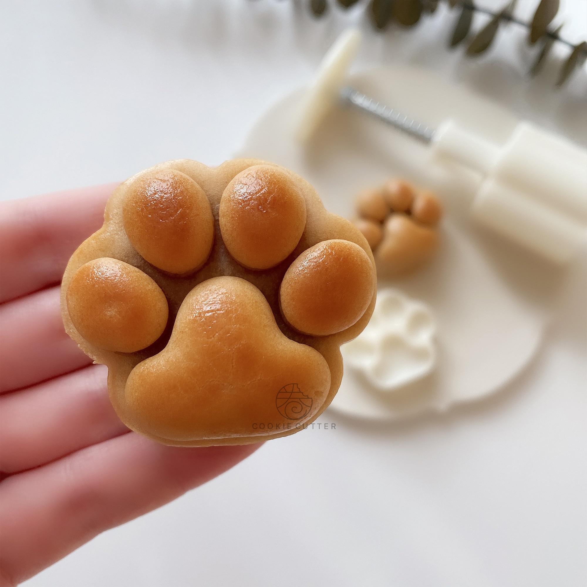 Cat Paw Shape Pastry Plunger Cookie Embosser Reusable Cat Paw Shape Pastry Plunger Cookie Embosser Reusable