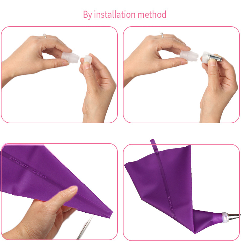 Reusable Silicone Icing Piping Pastry Bags Reusable Silicone Icing Piping Pastry Bags