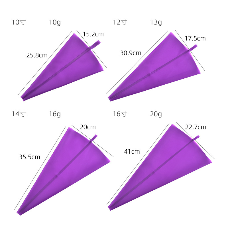 Reusable Silicone Icing Piping Pastry Bags Reusable Silicone Icing Piping Pastry Bags