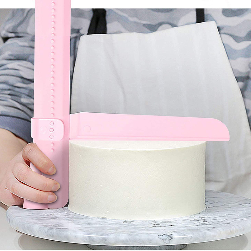 Adjustable Screed Cake Scraper Cream Edge Smoother