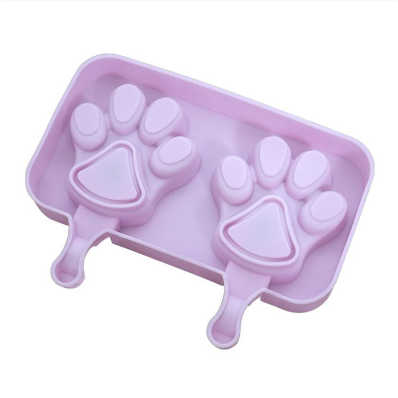 Cute Cartoon Animal Paw Ice Cream Mold