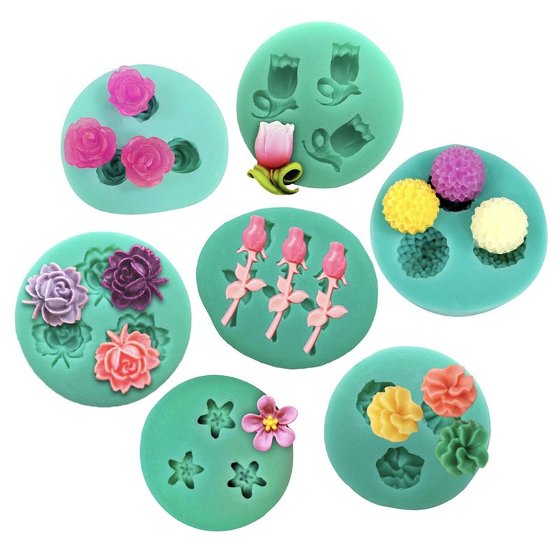 Mini Flowers Series Silicone Mold