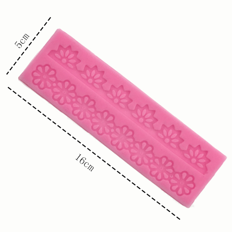 Flower Lace Silicone Mat Chocolate Mold for wedding cake decor