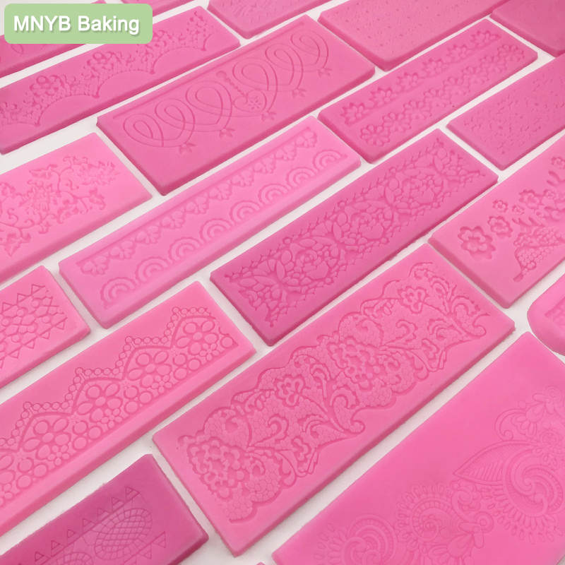 Flower Lace Silicone Mat Chocolate Mold for wedding cake decor