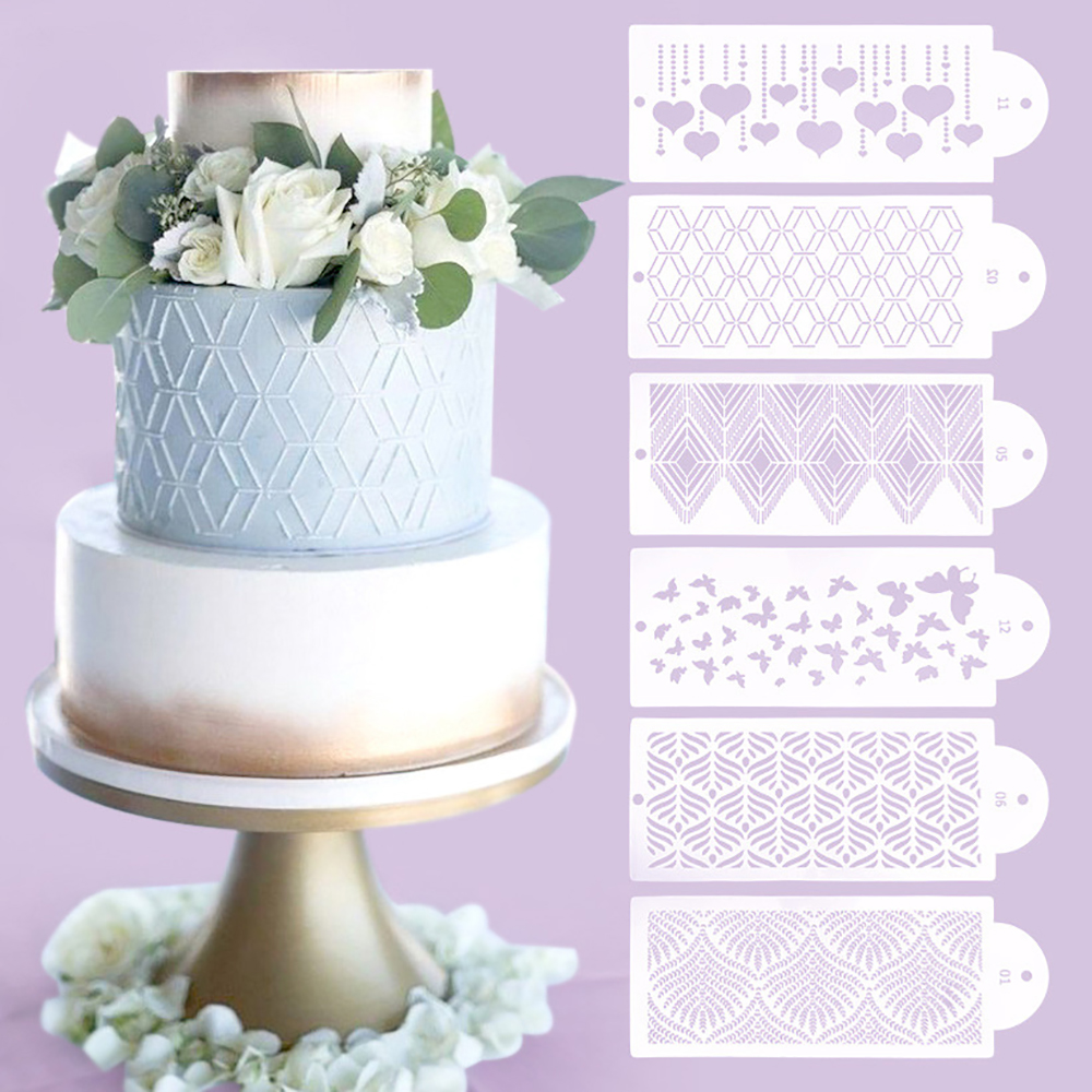 Cake Mesh Stamps Stencils for Wedding Cake