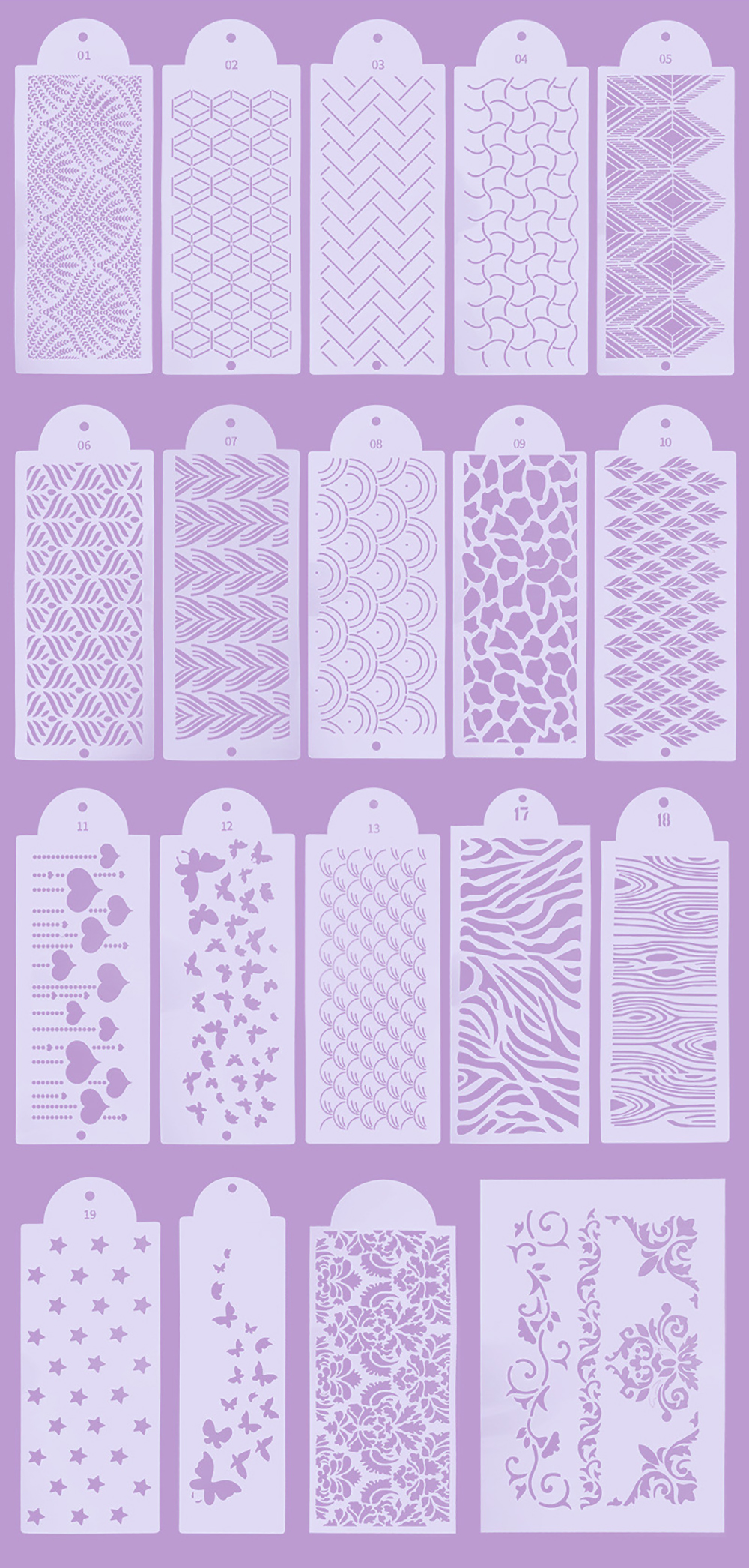 Cake Mesh Stamps Stencils for Wedding Cake
