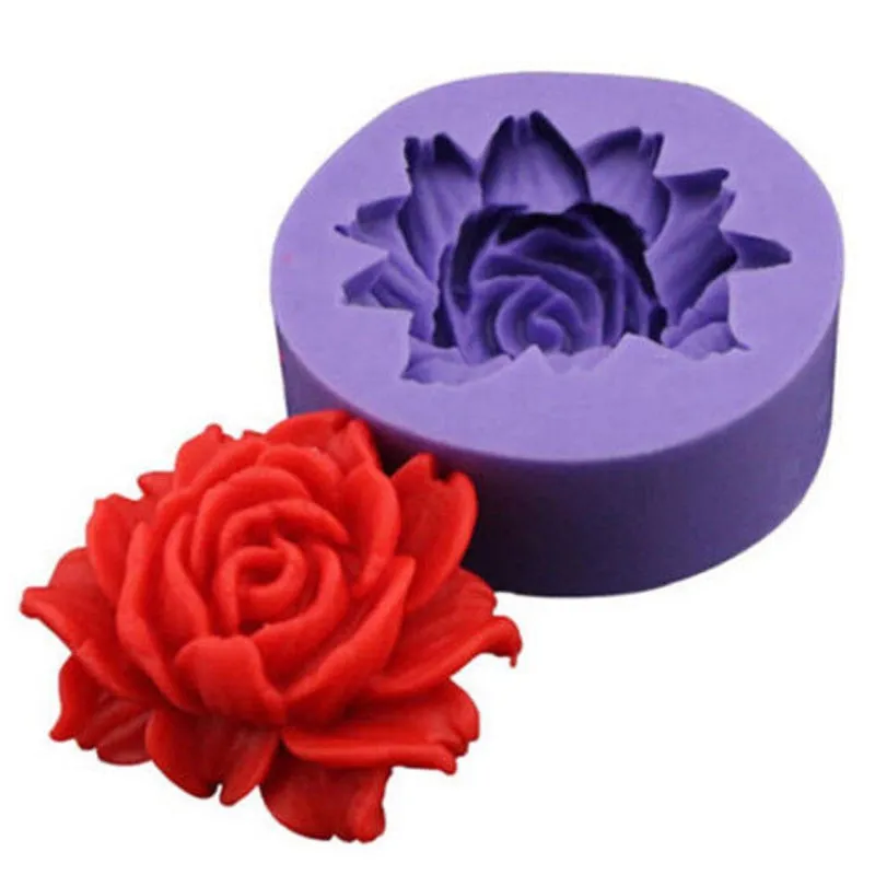 3D Rose Flower Silicone Mold