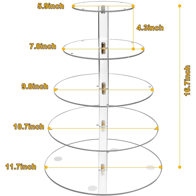 Glowing Cupcake Stand for Desserts