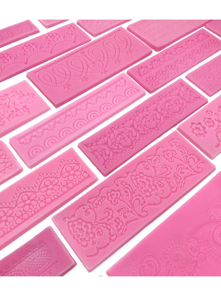 Flower Lace Silicone Mat Chocolate Mold for wedding cake decor